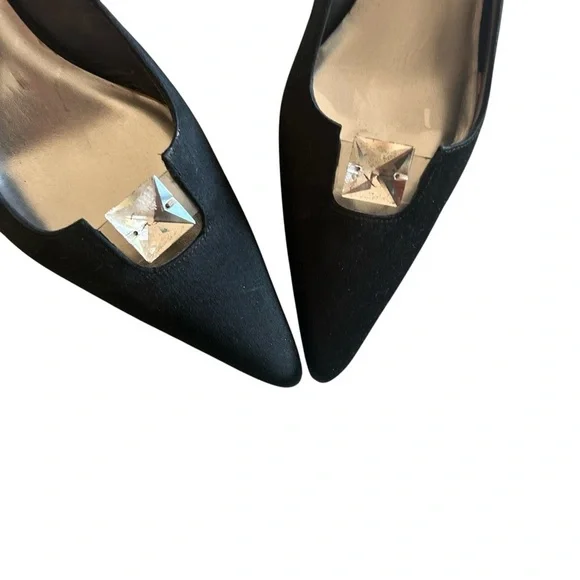 Stuart Weitzman Satin Kitty Heels